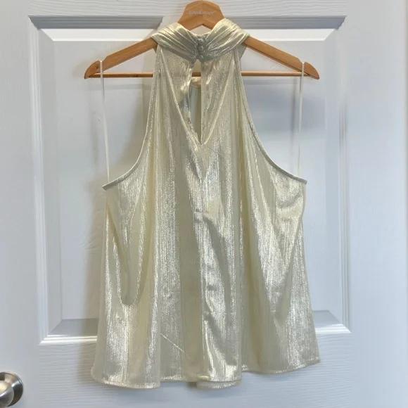 Anthropologie Sunday in Brooklyn Shine Halter Top - Picture 11 of 16